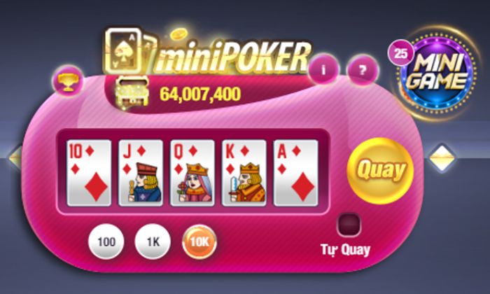 Chơi Game Mini Poker